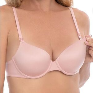 NURSING T~Shirt Bra 34C NWT Pink